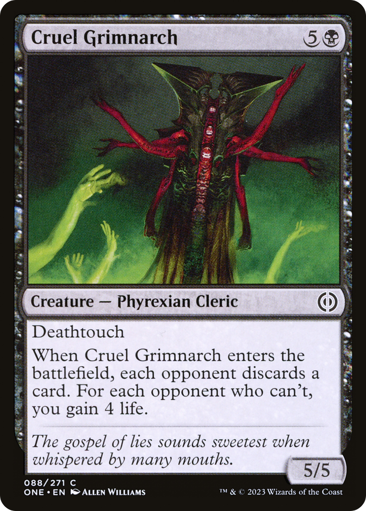 Cruel Grimnarch [Phyrexia: All Will Be One]-1