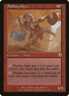 Flailing Ogre [Mercadian Masques]-1