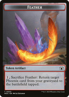 Feather (TMOC-023) - March of the Machine Commander Tokens-1