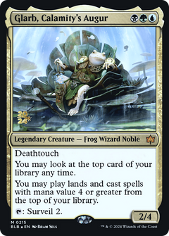Glarb, Calamity's Augur [Bloomburrow Prerelease Promos]-1