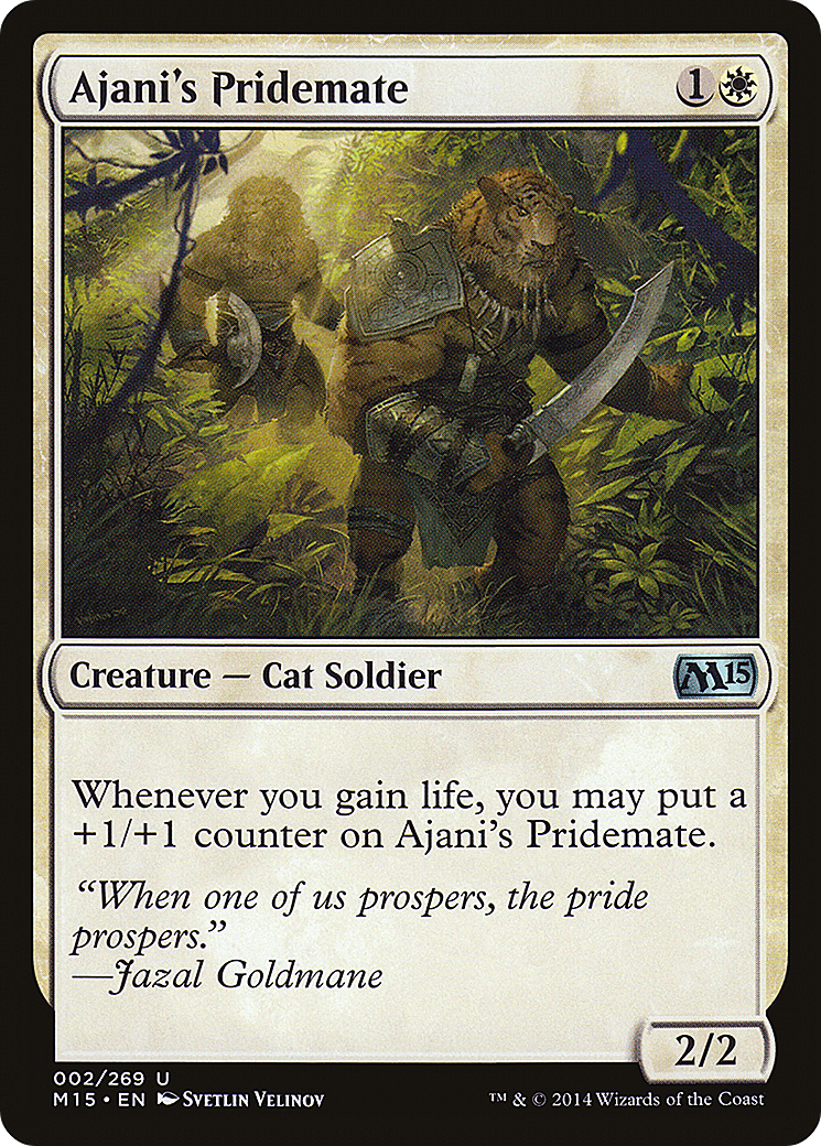 Ajani's Pridemate [Magic 2015]-1