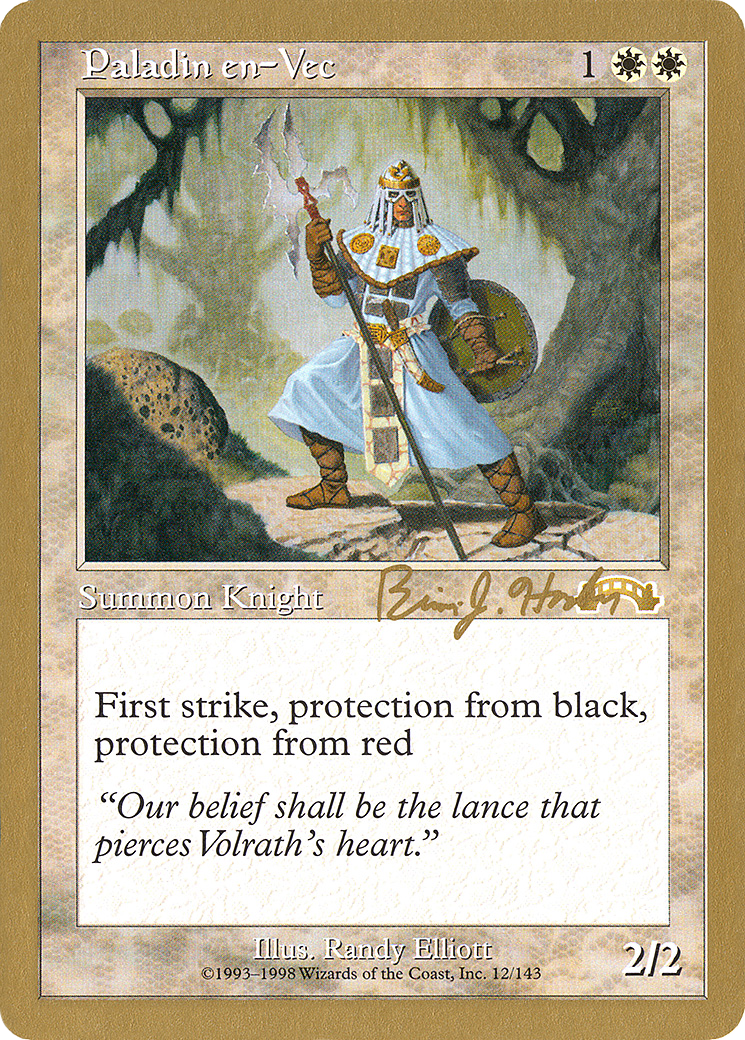 Paladin en-Vec - 1998 Brian Hacker (EXO) (WCD-) - World Championship Decks 1998-1
