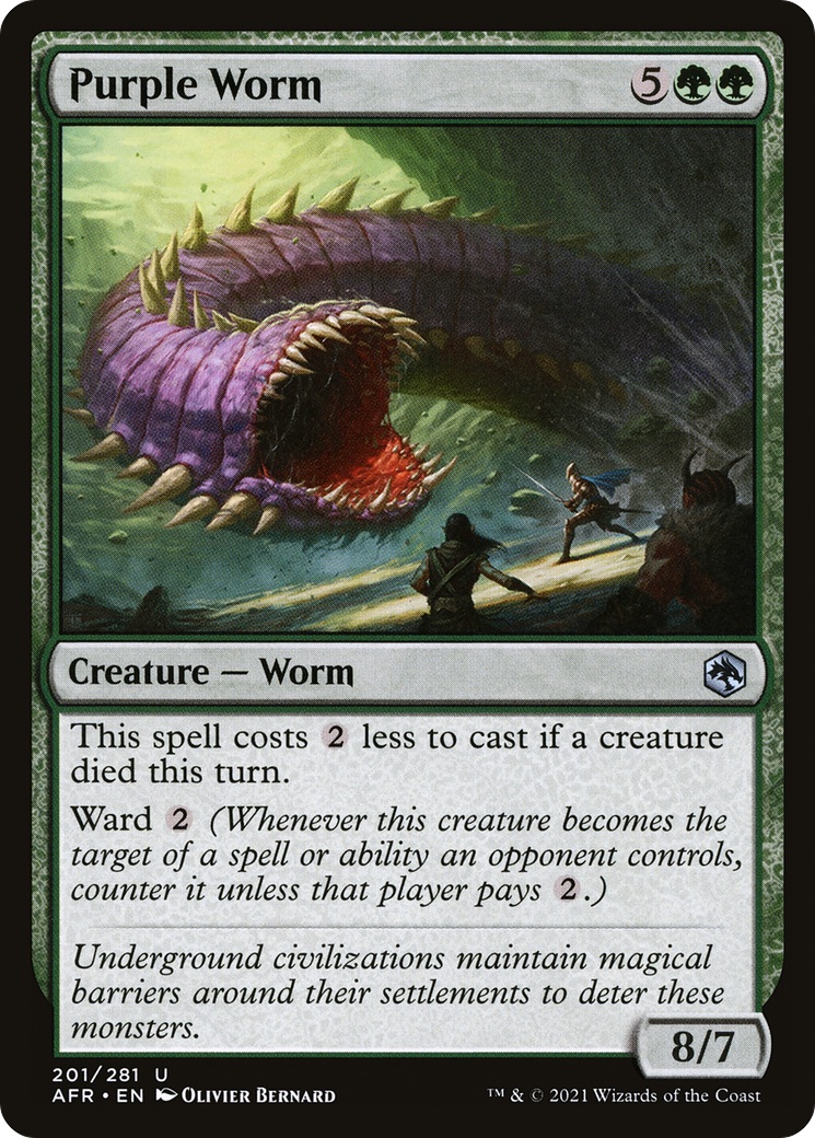 Purple Worm [Dungeons & Dragons: Adventures in the Forgotten Realms]-1
