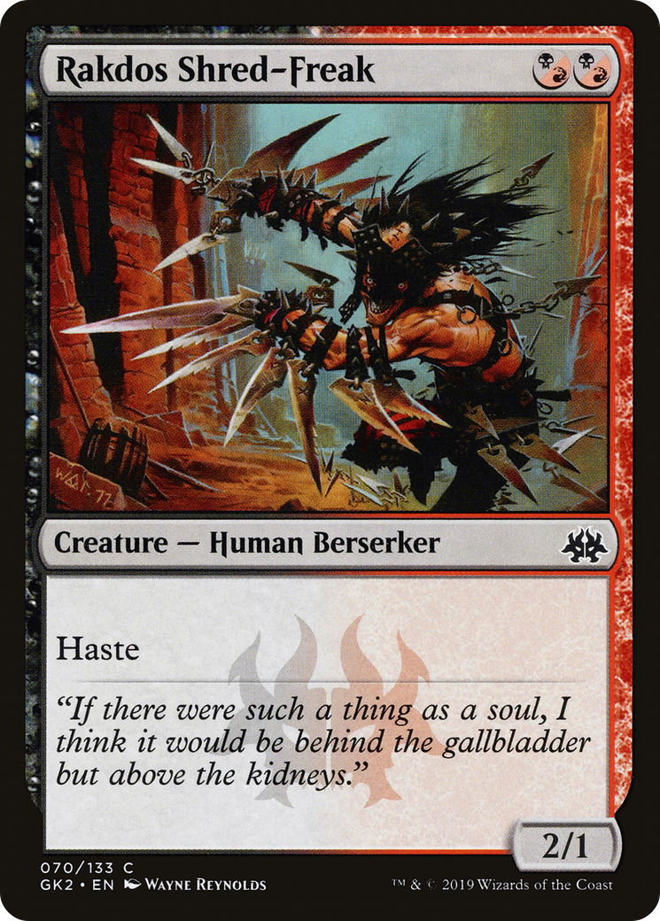 Rakdos Shred-Freak [Ravnica Allegiance Guild Kit]-1