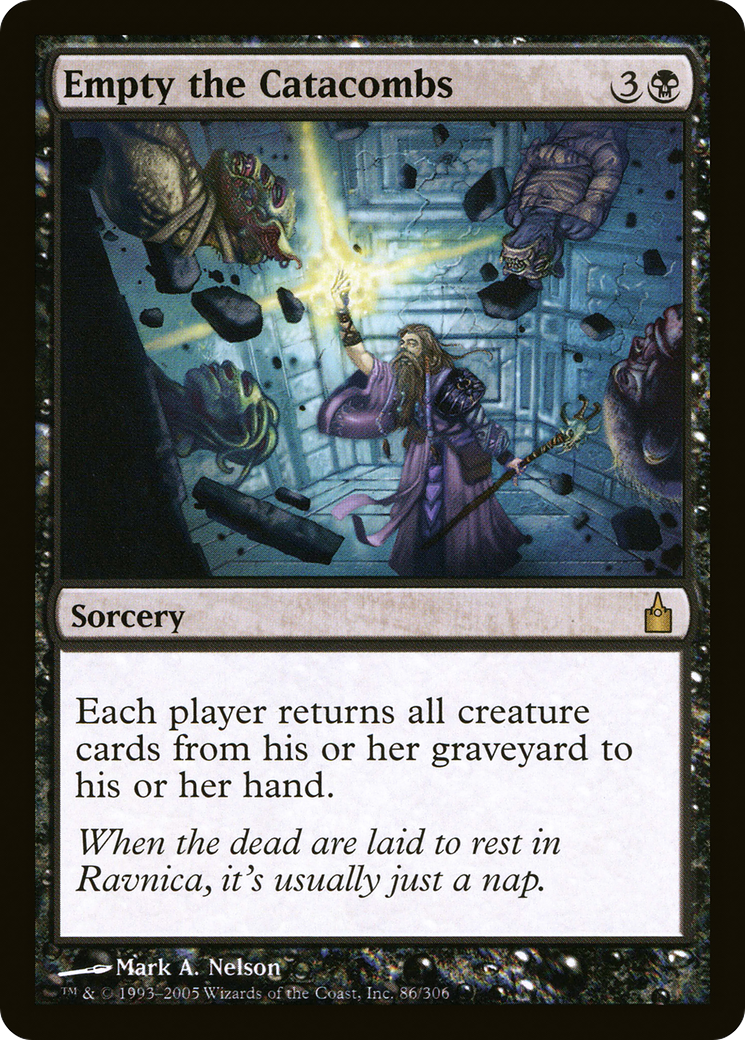 Empty the Catacombs [Ravnica: City of Guilds]-1