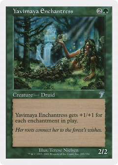Yavimaya Enchantress (7ED-285) - 7th Edition Foil-1