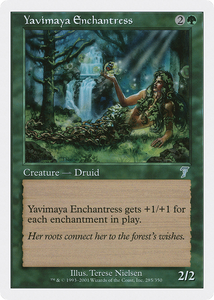 Yavimaya Enchantress (7ED-285) - 7th Edition Foil-1