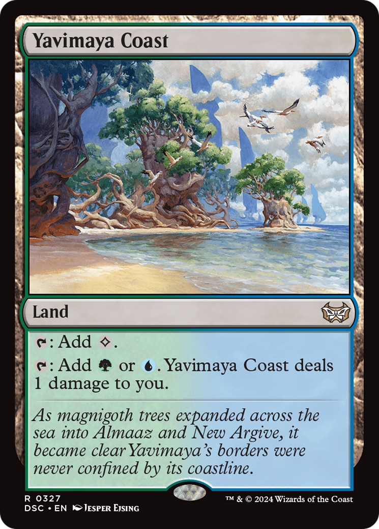 Yavimaya Coast (DSC-327) - Duskmourn: House of Horror Commander-1