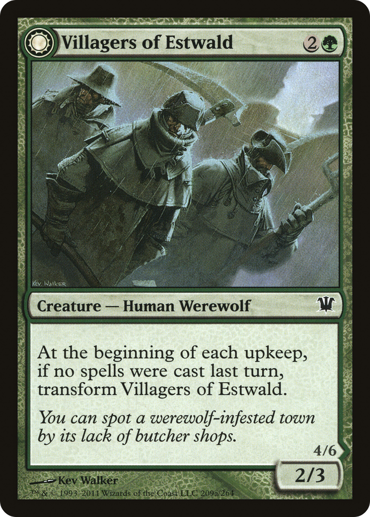 Villagers of Estwald (ISD-209) - Innistrad: (Double Faced Transform)-1