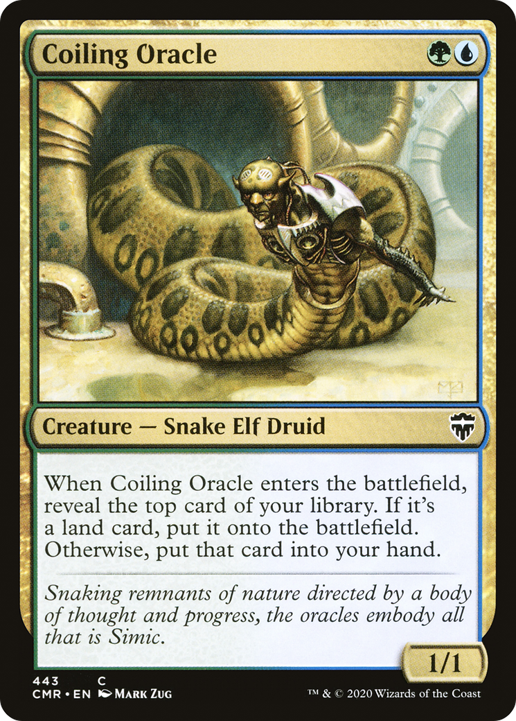 Coiling Oracle [Commander Legends]-1