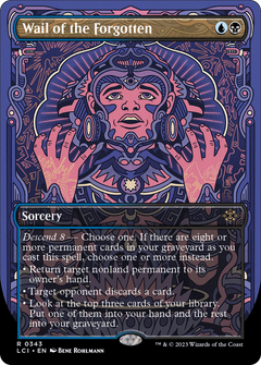 Wail of the Forgotten (Borderless) (LCI-343) - The Lost Caverns of Ixalan (Borderless) Foil-1