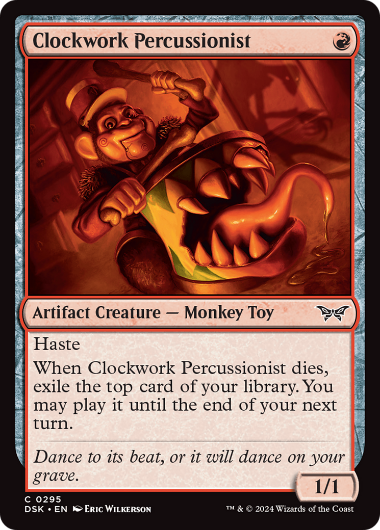 Clockwork Percussionist (0295) [Duskmourn: House of Horror]-1