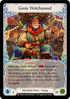 Genis Wotchuneed [EVR085] (Everfest)  1st Edition Rainbow Foil-2