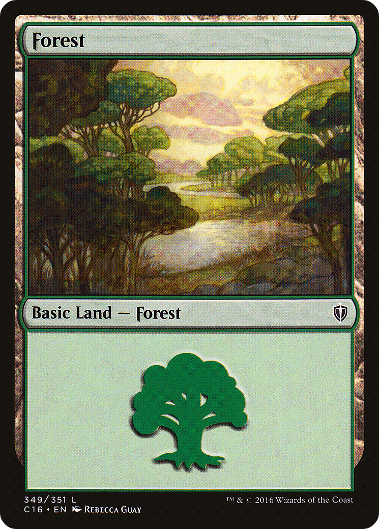 Forest (349) [Commander 2016]-1