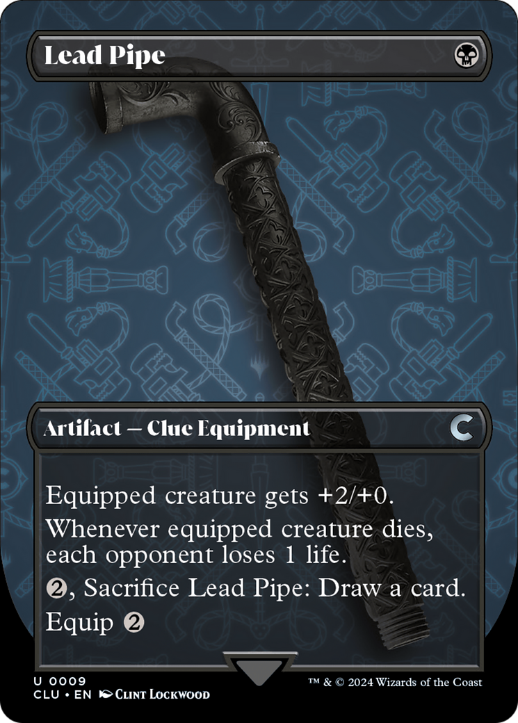 Lead Pipe (Borderless) [Ravnica: Clue Edition]-1