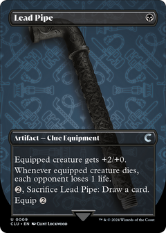 Lead Pipe (Borderless) [Ravnica: Clue Edition]-1