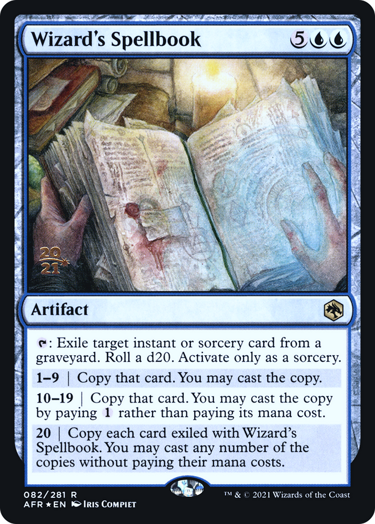Wizard's Spellbook (PRE-082) - Adventures in the Forgotten Realms Promos Foil-1