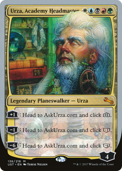 Urza, Academy Headmaster (UST-136) - Unstable Foil-1