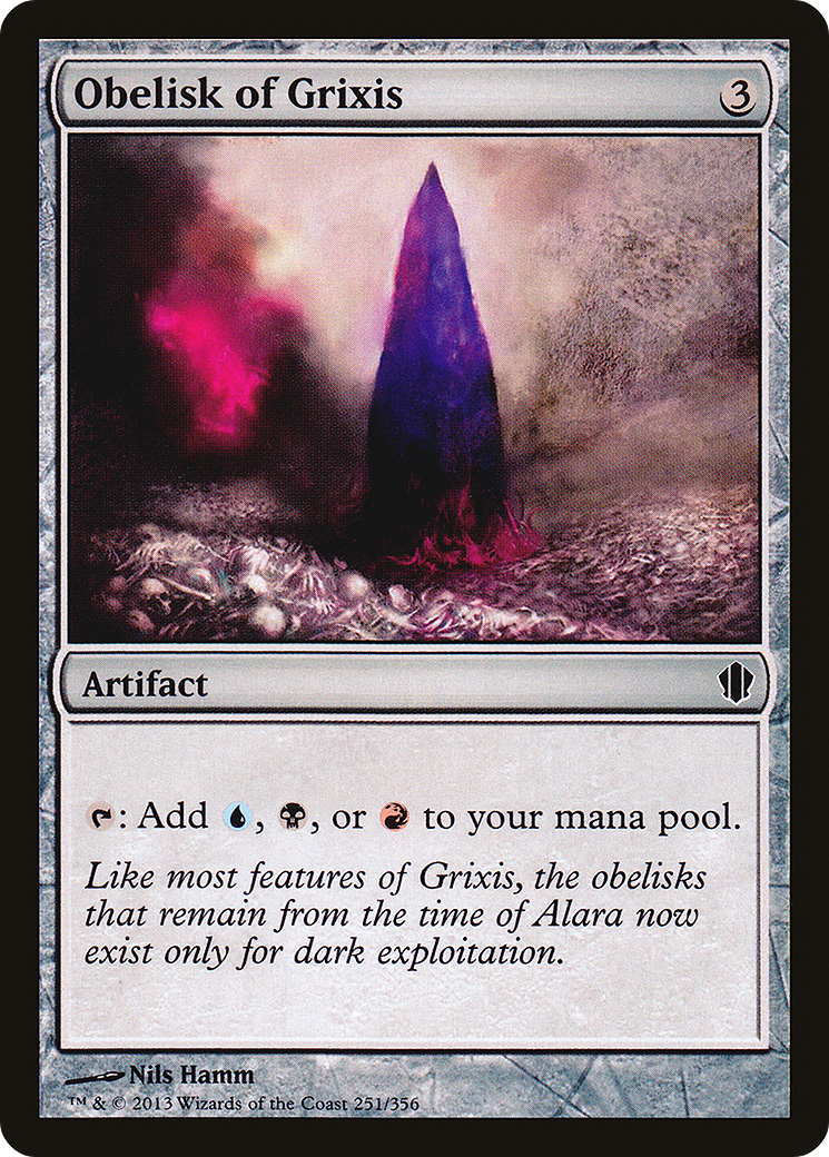 Obelisk of Grixis [Commander 2013]-1