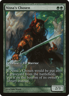 Nissa's Chosen (Game Day) (Extended Art) [Zendikar Promos]-1