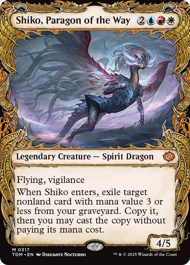 Shiko, Paragon of the Way (Showcase) [Tarkir: Dragonstorm]-1