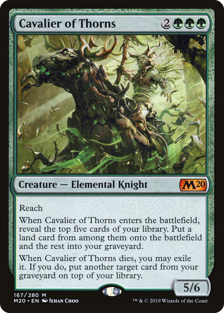Cavalier of Thorns [Core Set 2020]-1