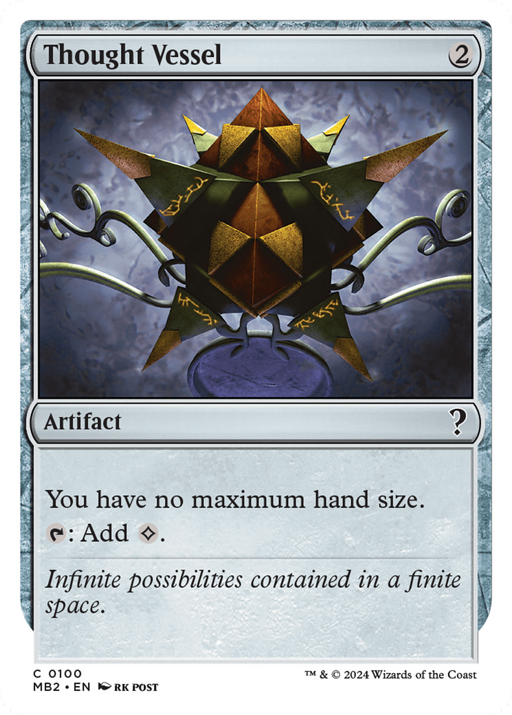 Thought Vessel (White Border) [Mystery Booster 2]-1