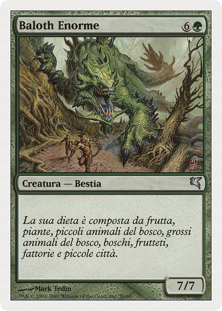 Enormous Baloth (Italian) - "Baloth Enorme" (K50) (PSAL-K50) - Salvat 2005-1