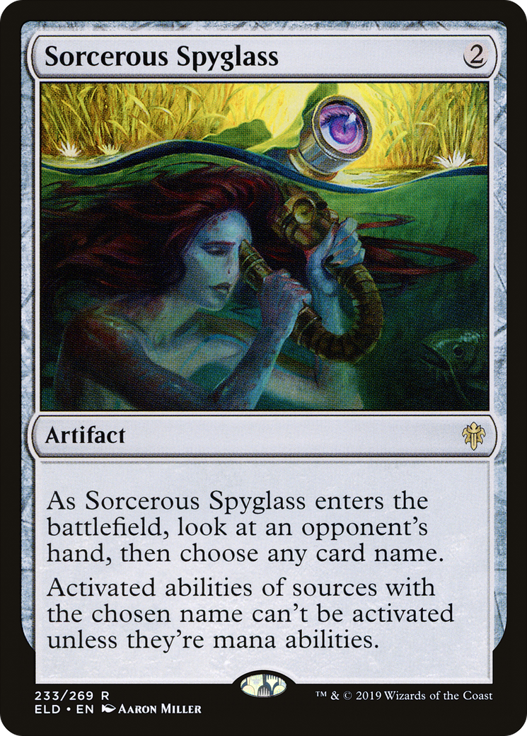 Sorcerous Spyglass [Throne of Eldraine]-1