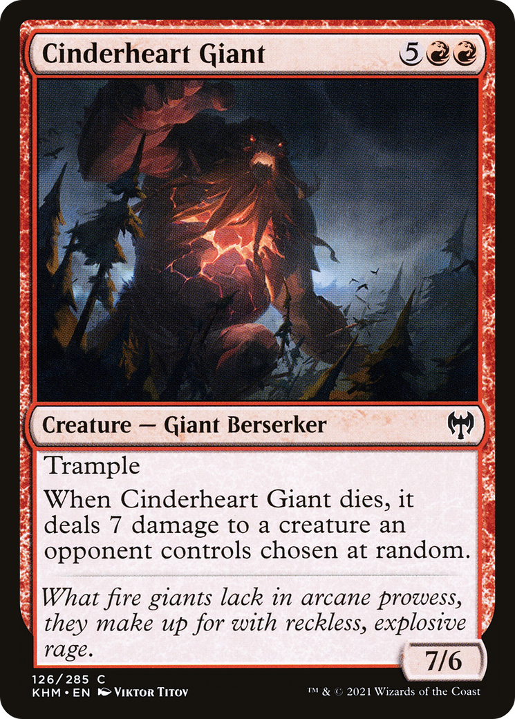 Cinderheart Giant [Kaldheim]-1