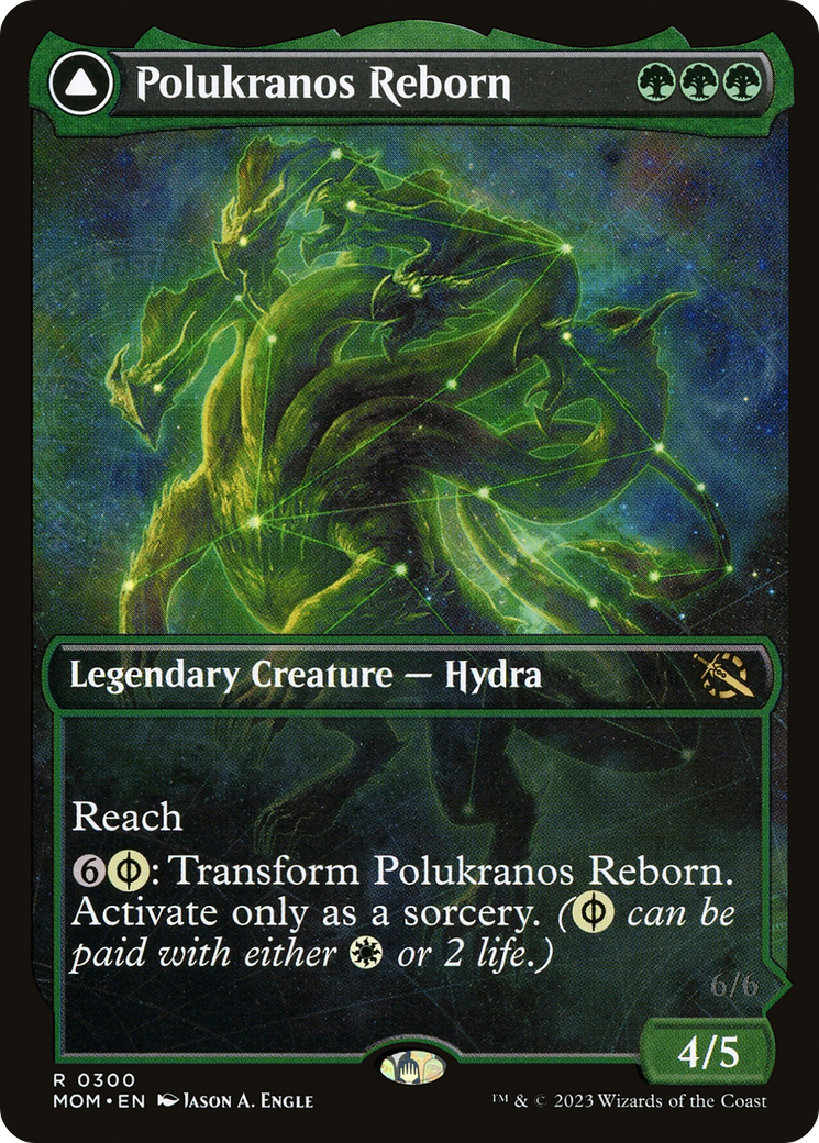 Polukranos Reborn // Polukranos, Engine of Ruin (Showcase Planar Booster Fun) [March of the Machine]-3