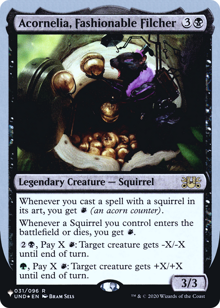 Acornelia, Fashionable Filcher (Unfinity Foil Edition) [The List]-1