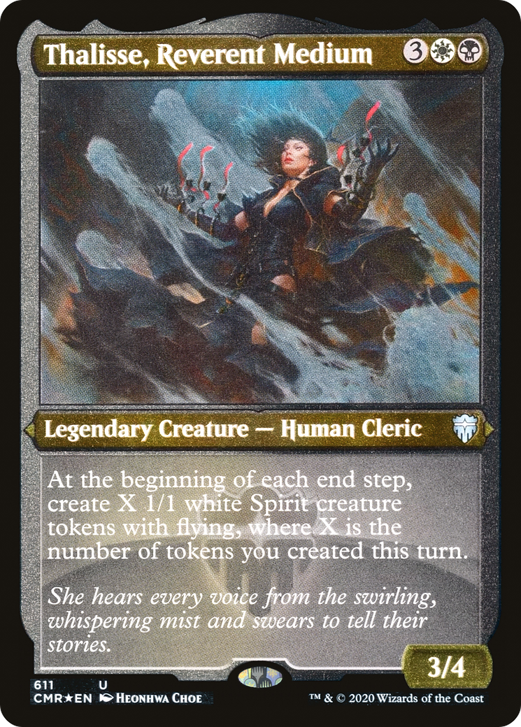 Thalisse, Reverent Medium (Etched) [Commander Legends]-1