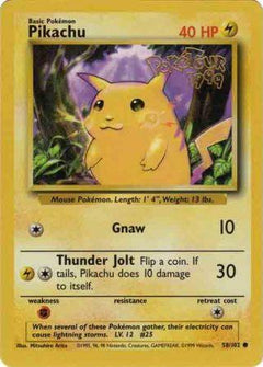 Pikachu (58/102) (PokeTour 1999 Promo) [Miscellaneous Cards]-1