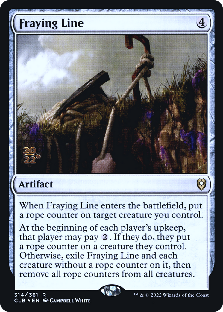 Fraying Line [Commander Legends: Battle for Baldur's Gate Prerelease Promos]-1
