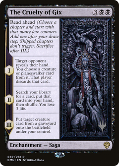 The Cruelty of Gix (Promo Pack) [Dominaria United Promos]-1