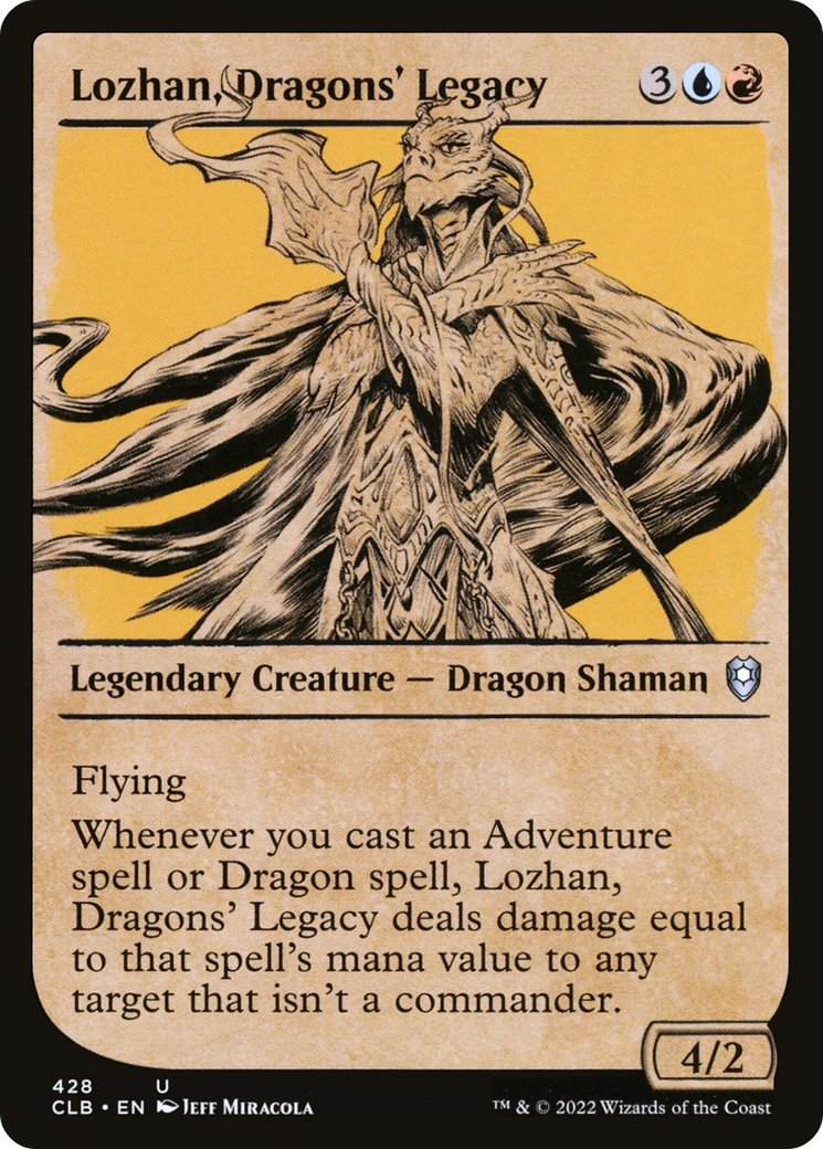 Lozhan, Dragons' Legacy (Showcase) [Commander Legends: Battle for Baldur's Gate]-1