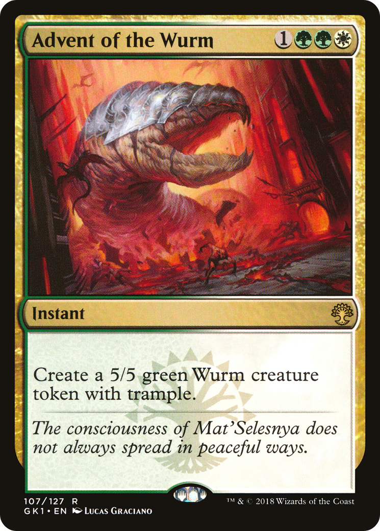 Advent of the Wurm [Guilds of Ravnica Guild Kit]-1