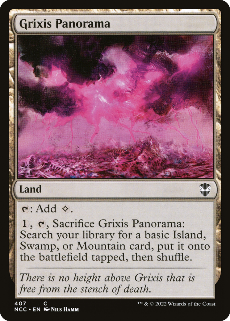 Grixis Panorama [Streets of New Capenna Commander]-1