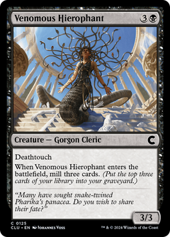 Venomous Hierophant (CLU-125) - Ravnica: Clue Edition-1