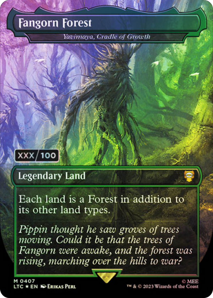 Fangorn Forest - Yavimaya, Cradle of Growth (Serialized) [The Lord of the Rings: Tales of Middle-Earth Commander]-1