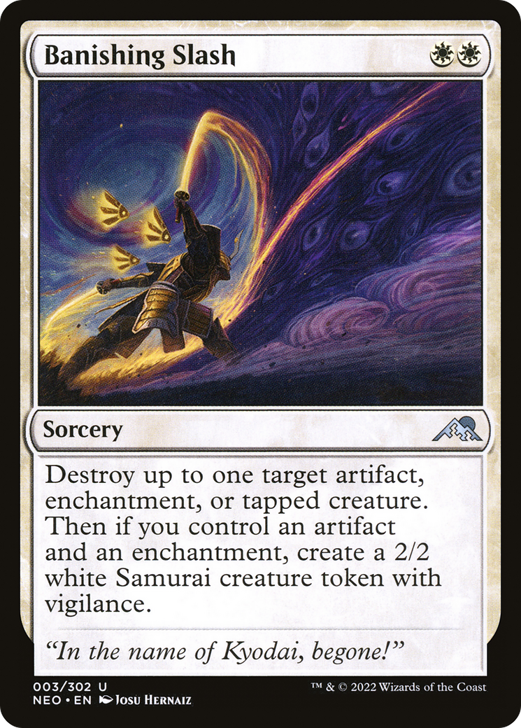 Banishing Slash [Kamigawa: Neon Dynasty]-1
