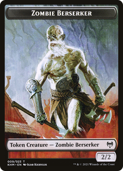 Zombie Berserker (TKHM-009) - Kaldheim Tokens-1