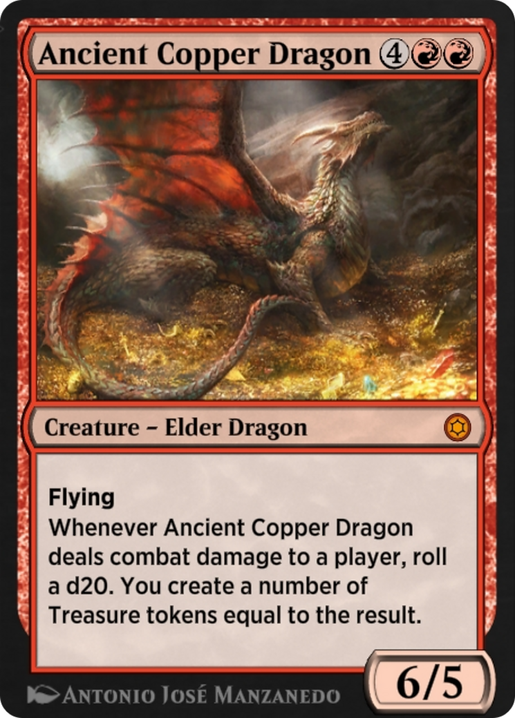 Ancient Copper Dragon (HBG-174) - Alchemy Horizons: Baldur's Gate-1