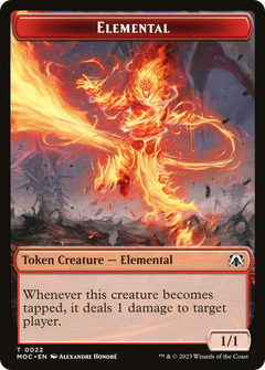 Elemental (TMOC-022) - March of the Machine Commander Tokens-1