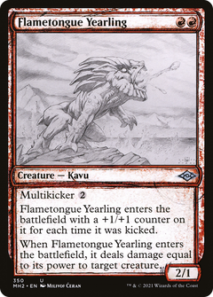Flametongue Yearling (Sketch) [Modern Horizons 2]-1