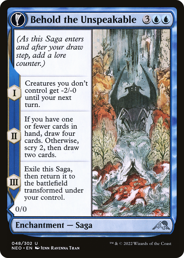 Behold the Unspeakable // Vision of the Unspeakable [Kamigawa: Neon Dynasty]-3