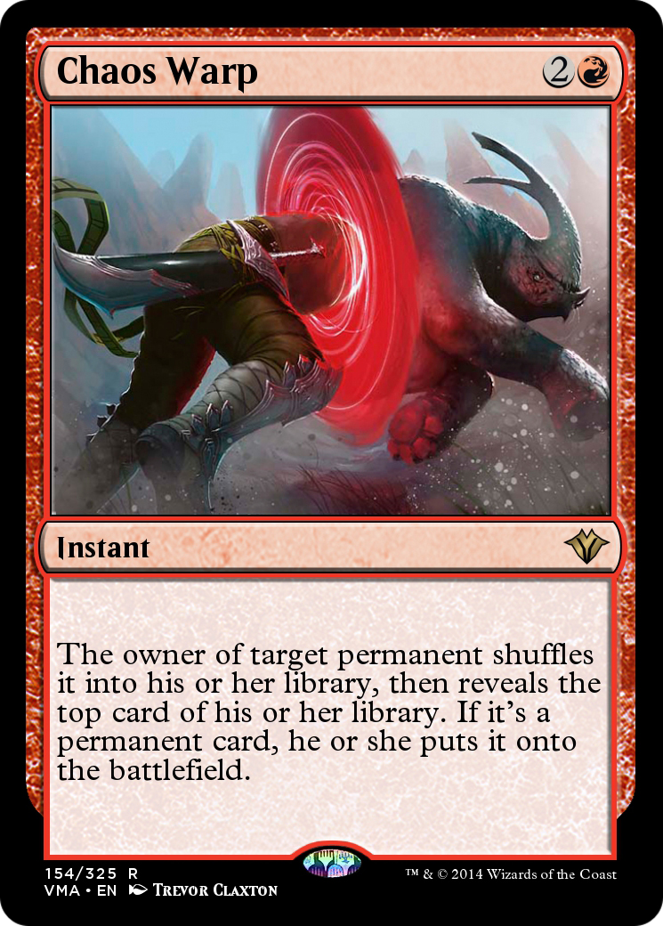 Chaos Warp (VMA-154) - Vintage Masters Foil-1