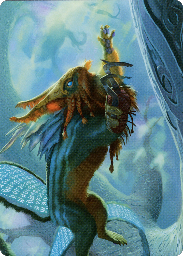 Toski, Bearer of Secrets // Toski, Bearer of Secrets (ASKHM-052) - Art Series: Kaldheim (Borderless)-3