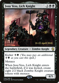 Josu Vess, Lich Knight [Dominaria Prerelease Promos]-1
